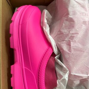 Vibrant Pink Slip-On Shoes